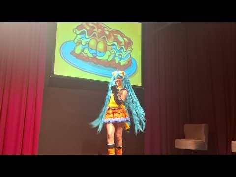 My cosplay competition performance as Garfield miku at ibaricon 2025