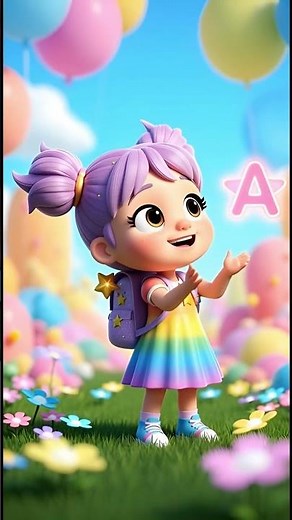 Luna Lelê – Alphabet Song 🎵🔤 | Learn the ABCs by Singing #lunalele #cartoon #animatedcartoon