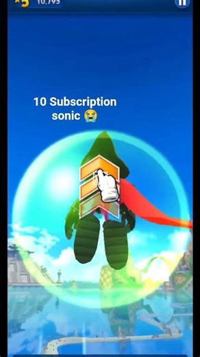 Fastest Run Ever in Sonic Dash 😱 | INSANE Speed #short