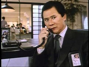 Jay Leno and Pat Morita in Collision Course (1989)