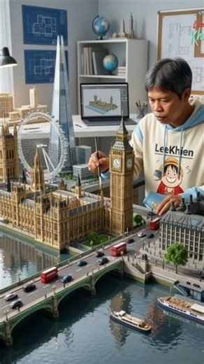"Diorama Big Ben (Elizabeth Tower), London - Inggris 🇬🇧"
