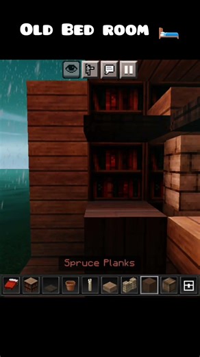 bed room in minecraft tutorial 🏠🛏️😊