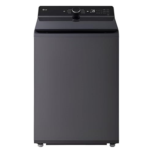 LG 5.5 cu. ft. Smart Top Load Washer in Matte Black with Impeller, eZDispense and Faucet Water and LCD Di