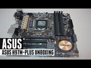 Motherboard ASUS H97M-PLUS Unboxing