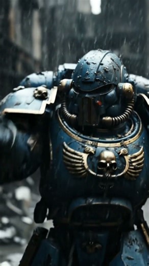 WARHAMMER 40K 💙🔥⚔️💀🛡️👑 Unstoppable Ultramarine! EPIC SCENE #shorts #wh40k #spacemarines