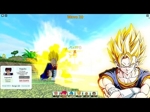 5 Star Vegito Showcase in All Star Tower Defense [CODE]