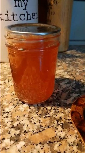 Making Peach Jelly