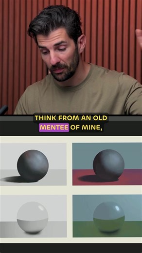 How to show reflectivity in materials #artwod #conceptart #painting #arttips #arttok