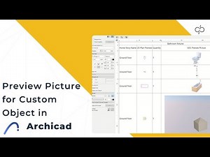 How to create custom object with Preview Pictures in Archicad? Custom objects in Archicad | BIM