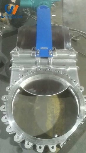 How the stainless steel lug knife gate valve works