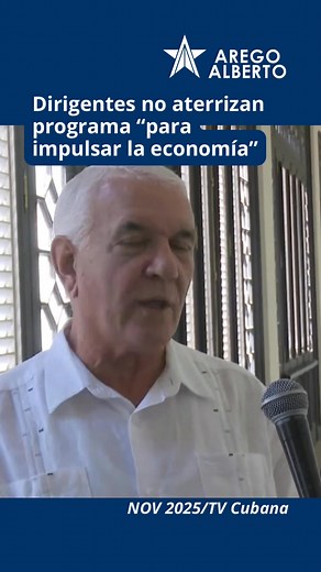 No acaban de aterrizar en #Cuba “el programa para corregir distorsiones e impulsar la economía”. ¿Alguien me explica qué dijo Félix Martínez Suárez? Así les va en la Asamblea Nacional. | Alberto Arego