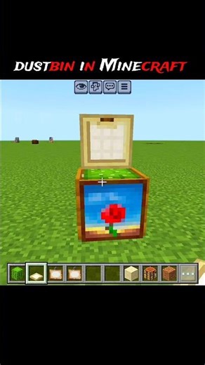 Dustbin 🕳️ #minecraft #shorts