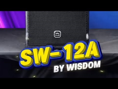 Affordable Upgrade, Luxurious Results SW-12A by Wisdom // Active Subwoofer