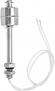 Schwimmerschalter Edelstahl 220V, 100mm Füllstandsensoren, 0~220V Edelstahl Flüssigkeitsstandssensor für Wasserspender Warmwasserbereiter Solarenergie Klimaanlagen