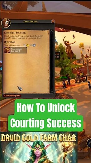 How To Unlock Courting Success Quest and 246 Champion Head Piece - Wow Midnight