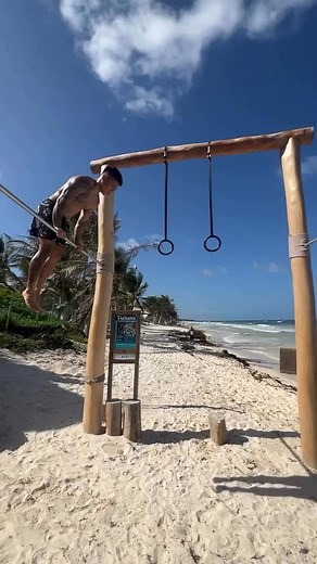 Tulum freestyle 💪🦍🌴 ‌ #Tulumjunglegym #Calisthenic ⠀ Tulumjunglegym.com ⠀ ————————————————- ‌ Freestyle Tulum 🦍🌴💪 ‌ Tulumjunglegym.com/Espanyol | Tulum Jungle Gym