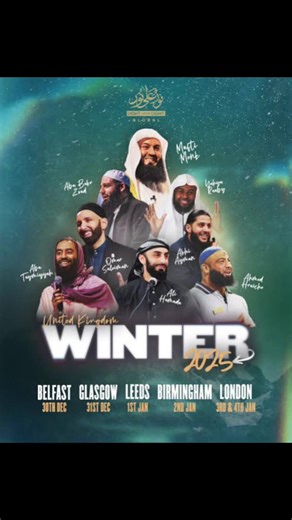 Light Upon Light Winter Events 2025 in the UK