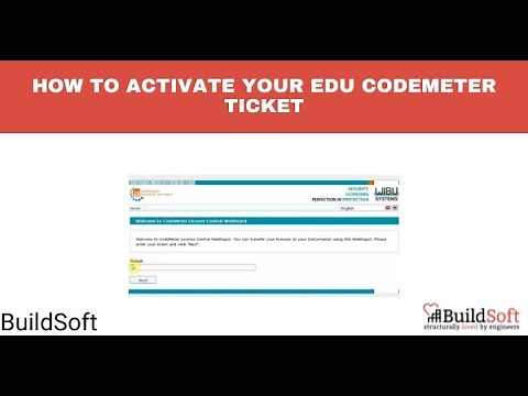 How to activate your Edu CodeMeter Ticket