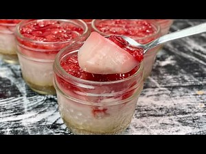 Super fresh, gelatin-free strawberry dessert 🍓