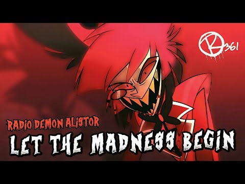 RADIO DEMON ALASTOR | Let the Madness Begin | Hazbin Hotel RAP + AMV | by Rudi361
