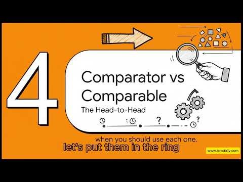 98 Comparator vs Comparable