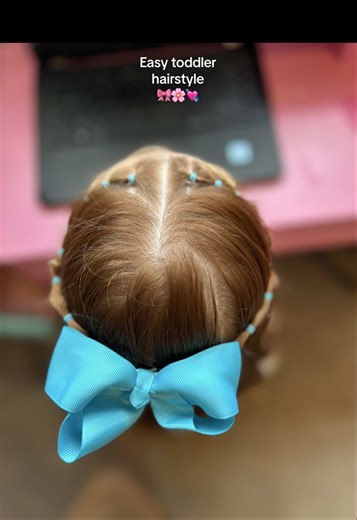 Creative Blue Bubble Braid Hairstyle Tutorial