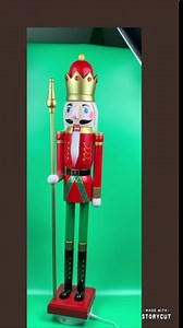CDL 6 feet Tall Life Size Large Christmas Wooden Nutcracker King red BK3