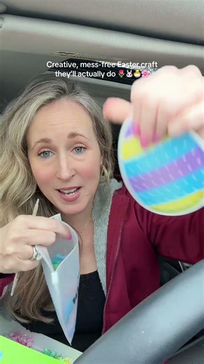Mess-free Easter craft that actually keeps little hands busy without glitter, glue, or turning your