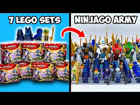 I Built a Mech for EVERY Ninja by Army-Building the NEW Ninjago Battle Pack!
