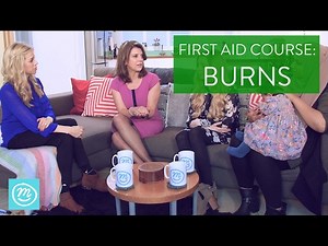 How To Treat A Burn | St John Ambulance & Channel Mum | First Aid Course