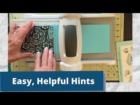 Tips for Using the Big Shot for Embossing and Die Cutting