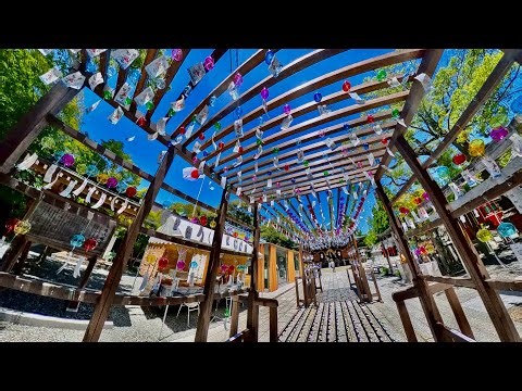 琴崎八幡宮夏のイベント風鈴まつり