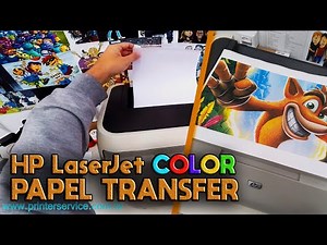IMPRESSÃO COM PAPEL TRANSFER EM IMPRESSORAS LaserJet!