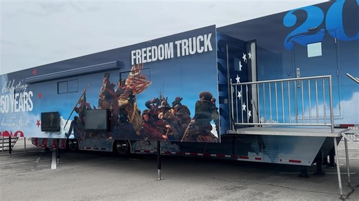 'Freedom Truck' mobile museums bring Freedom 250 to military communities