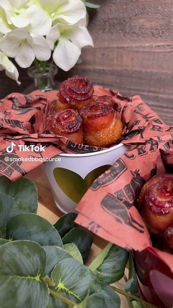 How to Make Bacon Roses for Valentine's Day!