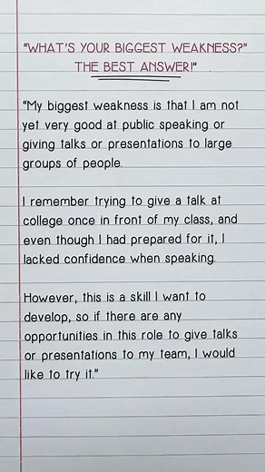1.4K views · 15 reactions | WHAT’S YOUR BIGGEST WEAKNESS? Interview Question and Answer #interview #interviewquestions #intervie | Shahid Anwar | Facebook