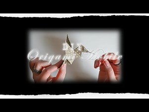 DIY Origami Mobile (+ hummingbird folding tutorial)