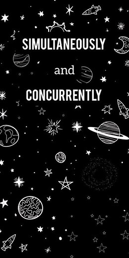 Simultaneously vs Concurrently| Same Meaning, Different Use|#englishvocabulary #shorts #english