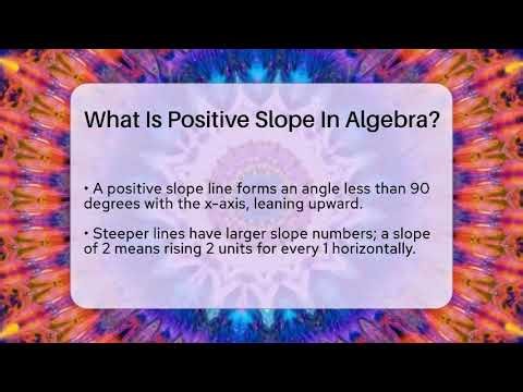 What Is Positive Slope In Algebra? - Your Algebra Coach