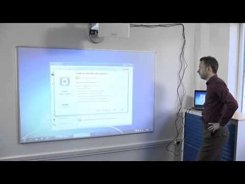 SMART LightRaise 60wi and 60wi2 interactive projector installation videos - Configuring Touch