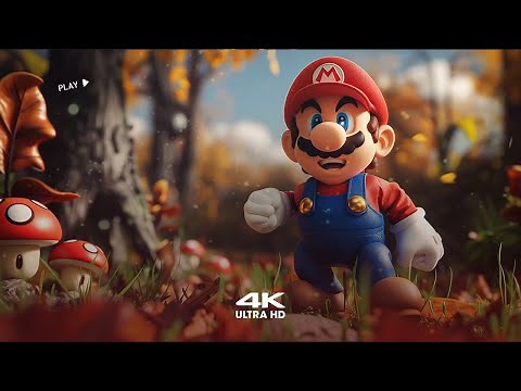 Super Mario 🍄 4K Ultra HD Live Wallpaper - Stunning Screensaver for Gamers!