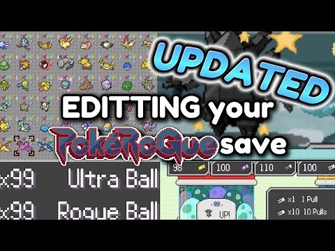 OUTDATED | POKEROGUE - EDIT Your Save Data, Cheats and More