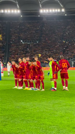 Our first anthem of the year! 🎶🏟️💛❤️ #asroma #fans #football #stadioolimpico | AS Roma