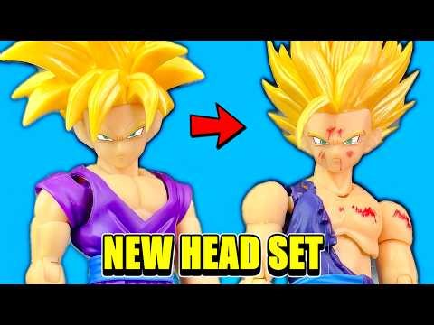 RECUSTOM SSJ 2 Gohan head set Voltrob Dragonball z S.h.Figuarts