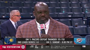 "This is not another game, this is the NBA Finals... when you get a team down, you gotta put your foot on their throat." 👀 Shaq's perspective of OKC's situation after Game 1 of these #NBAFinals 🗣️ | NBA TV