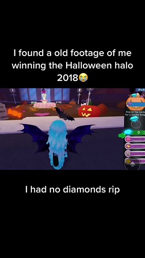 Winning Halloween Halo 2018 in Royale High