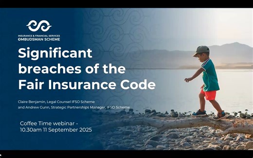 Significant Breaches of the Fair Insurance Code 2025