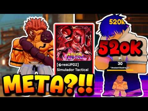 GUIA DA UPDATE e SHOWCASE DO NOVO META!! ANIME TACTICAL do ROBLOX