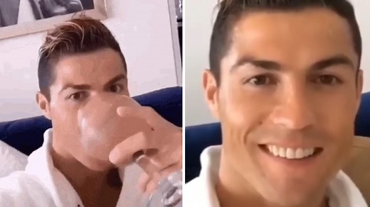What Is The 'Ronaldo Drinking' Meme? The Viral Clip Of Cristiano Ronaldo Sipping Chocolate Wine And Smiling Explained
