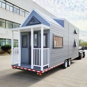 [Hot Item] Modular Prefabricated Light Gauge Steel Structure Tiny House on Wheels with Trailer